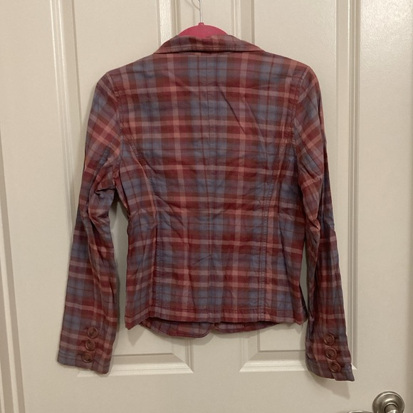 Y2K Plaid American Eagle Blazer - Picture 4 of 7